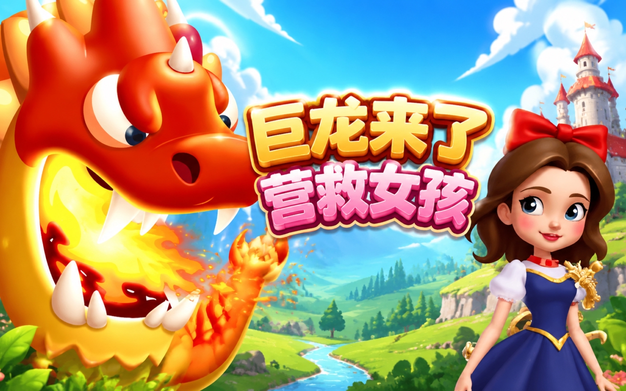 巨龙来了营救女孩