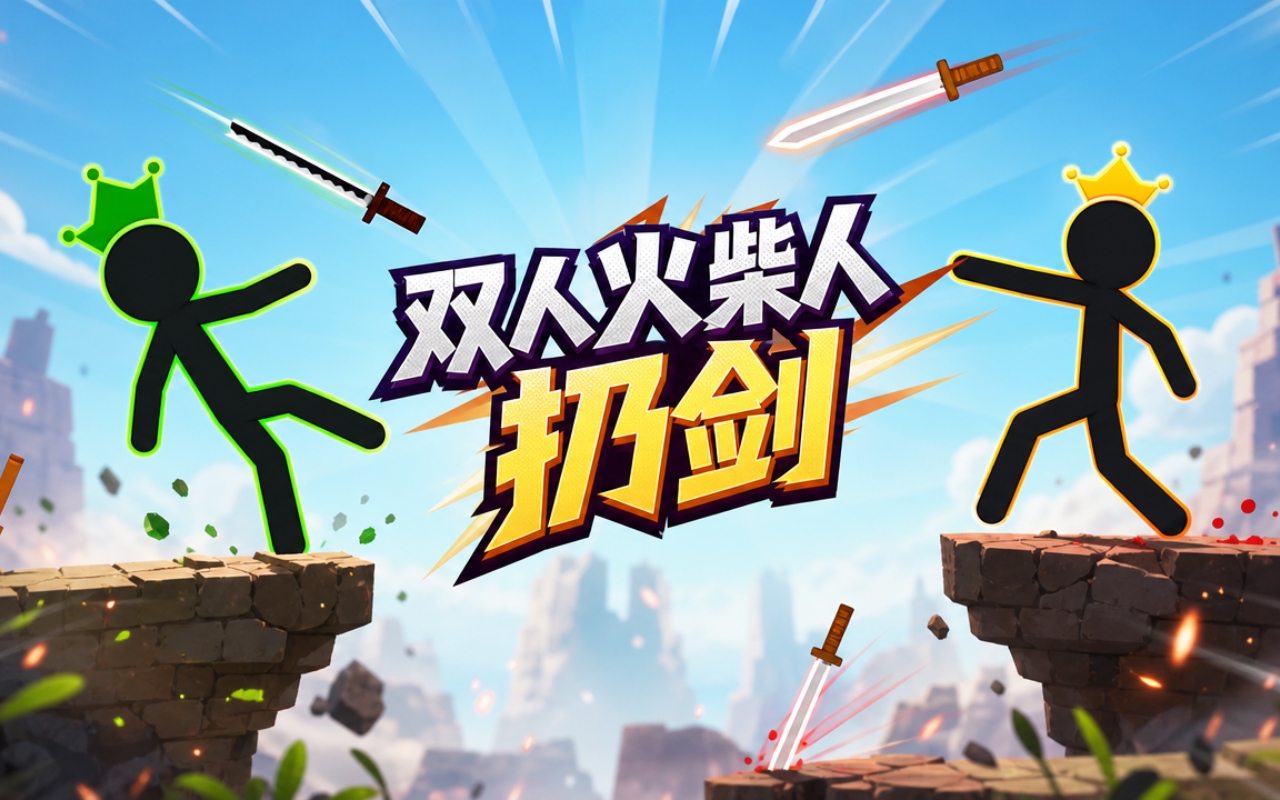 双人火柴人扔剑