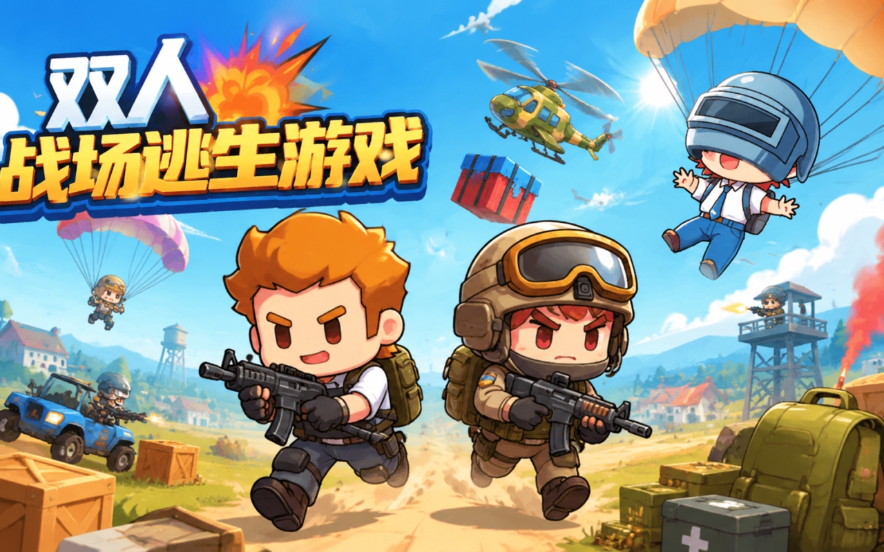 双人战场逃生游戏
