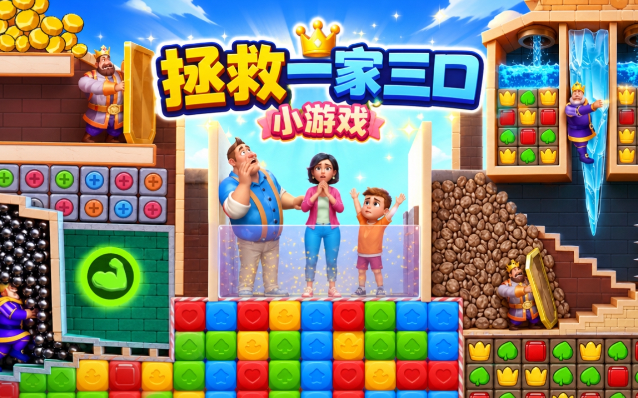 拯救一家三口小游戏