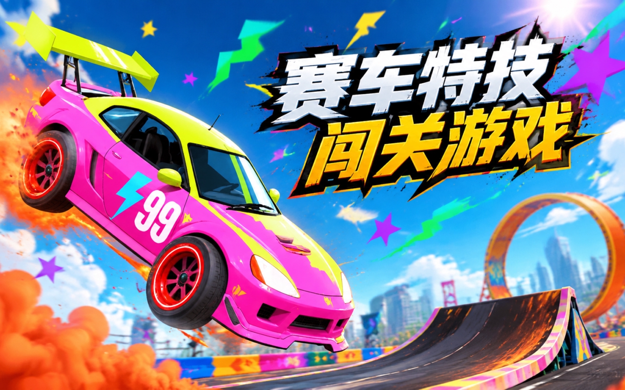 赛车特技闯关游戏