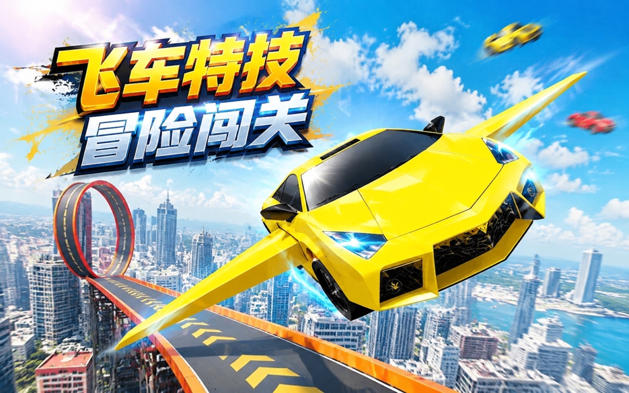 飞车特技冒险闯关