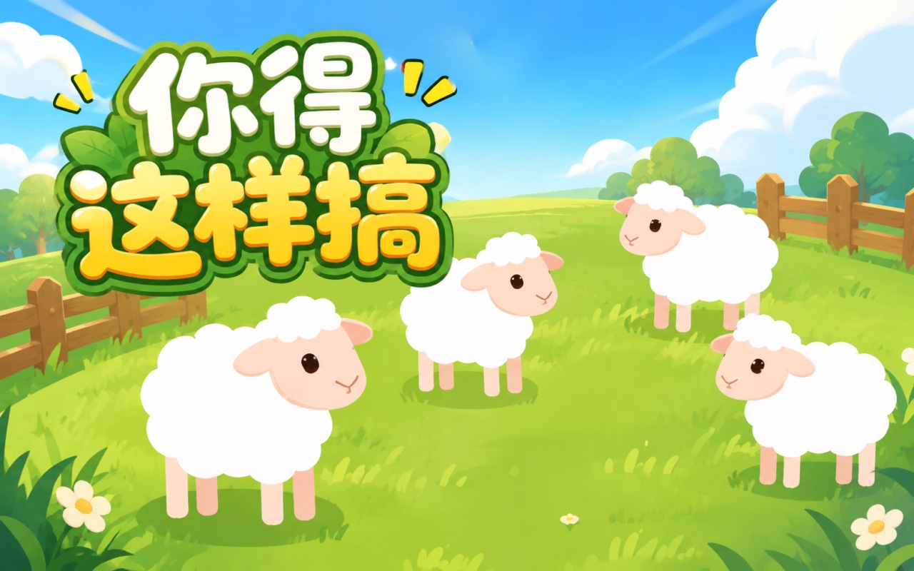 你得这样搞