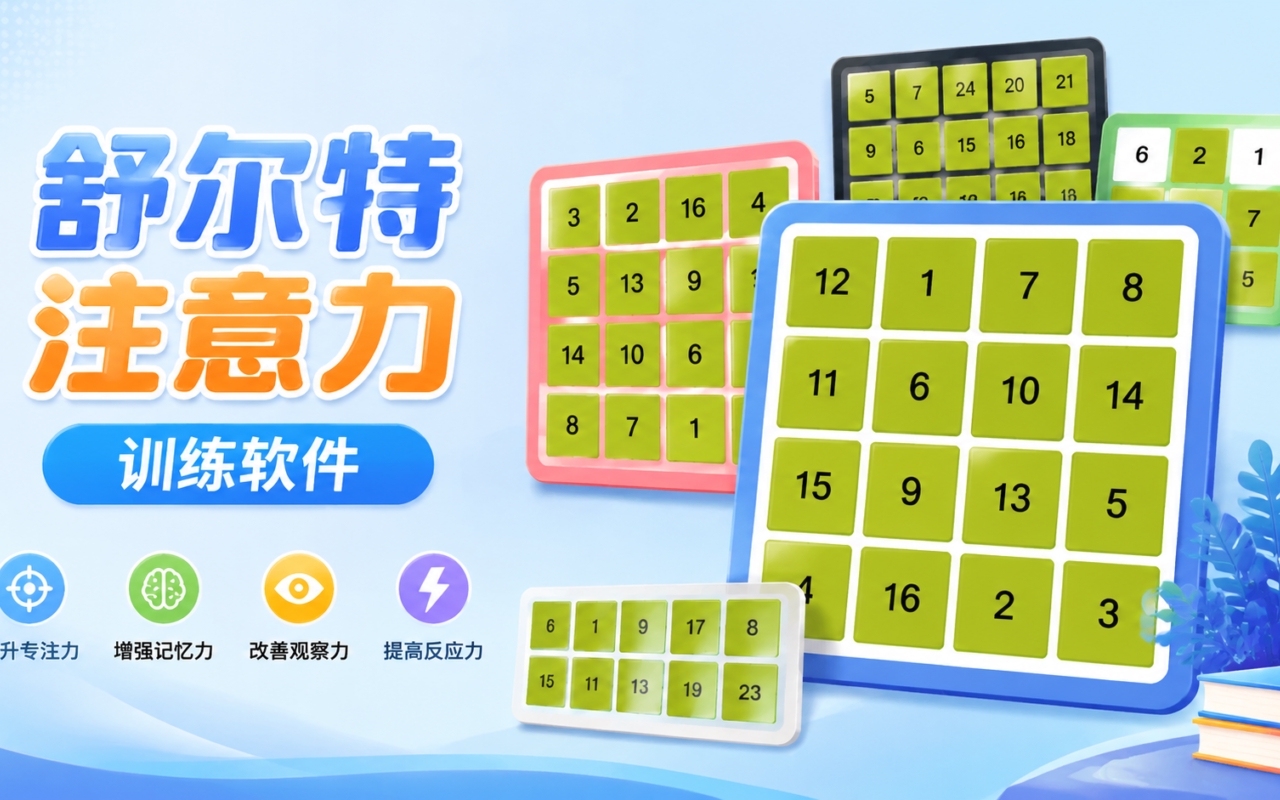 舒尔特注意力训练软件