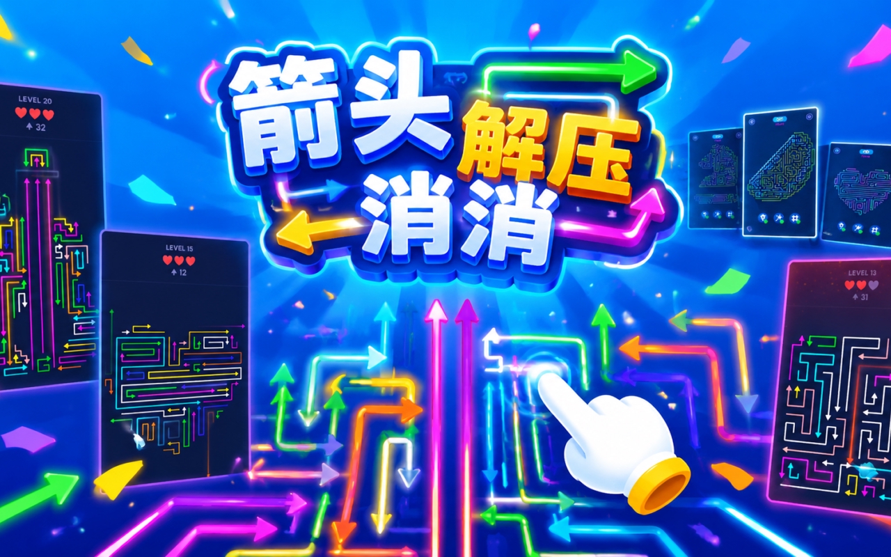 箭头解压消消
