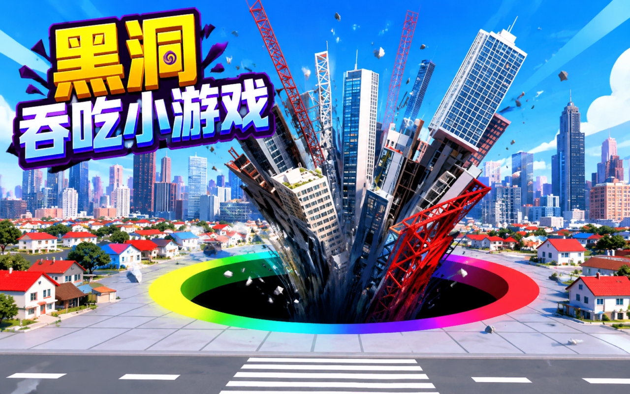 黑洞吞吃小游戏