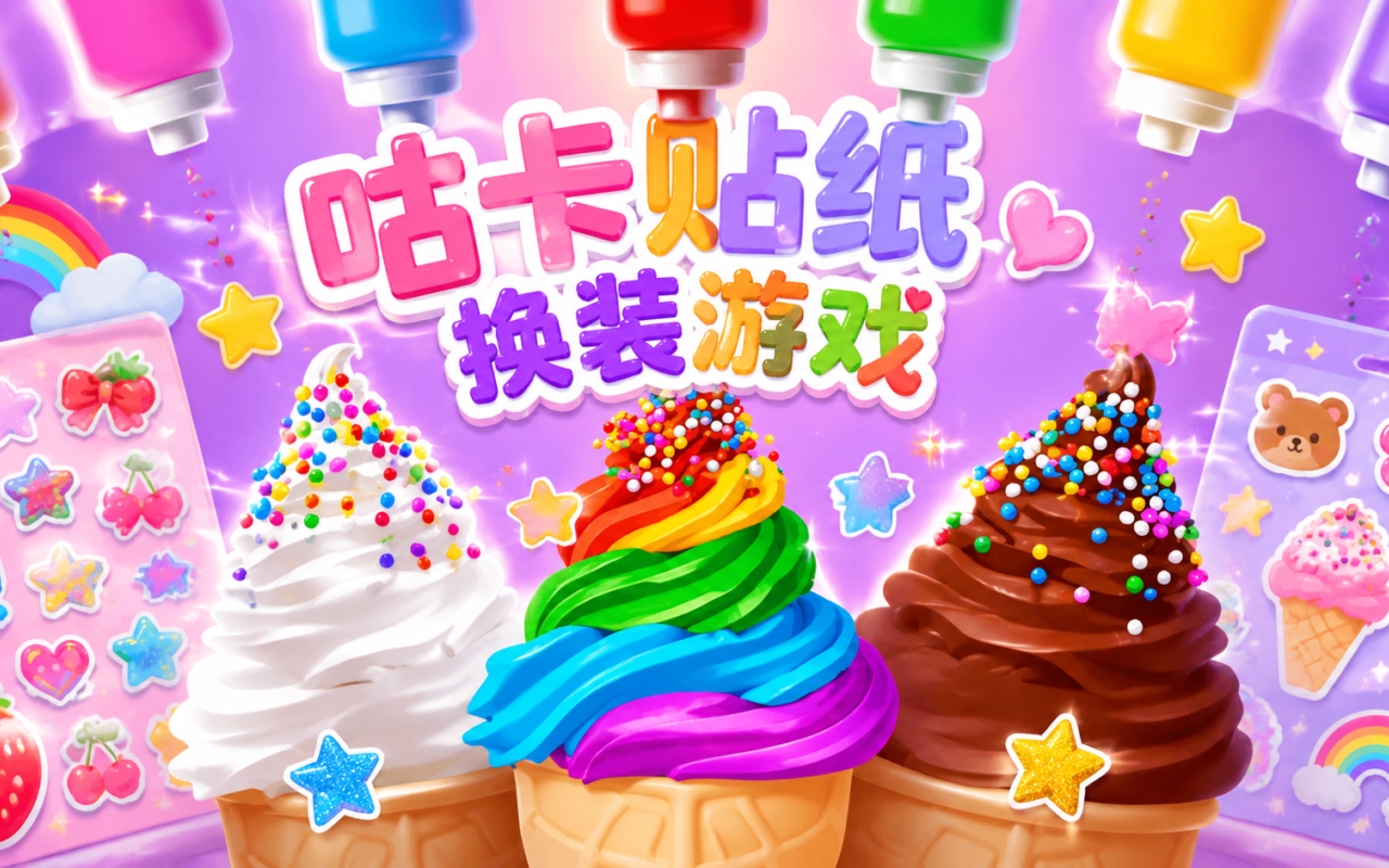 咕卡贴纸换装游戏