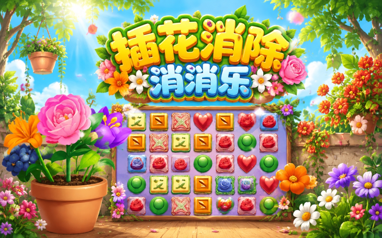 插花消除消消乐