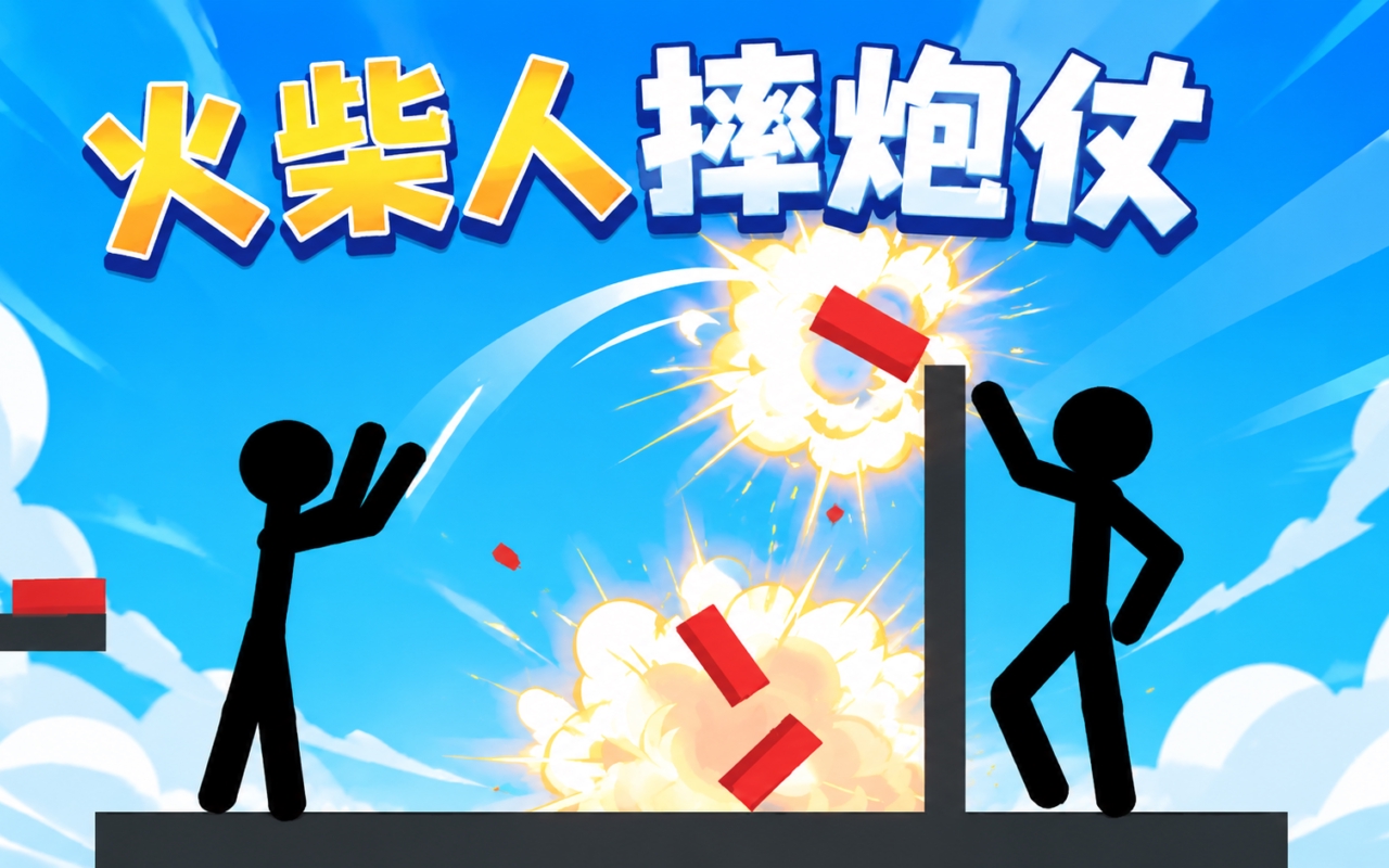 火柴人摔炮仗