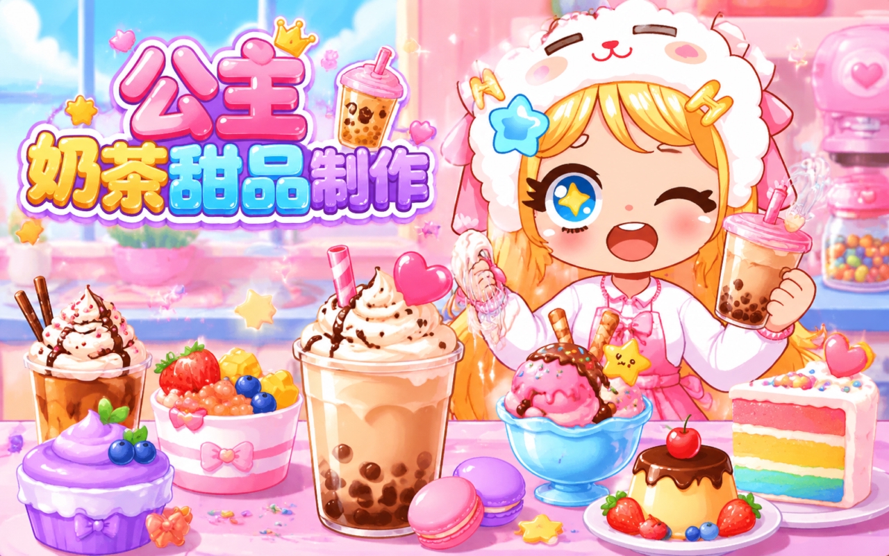 公主奶茶甜品制作