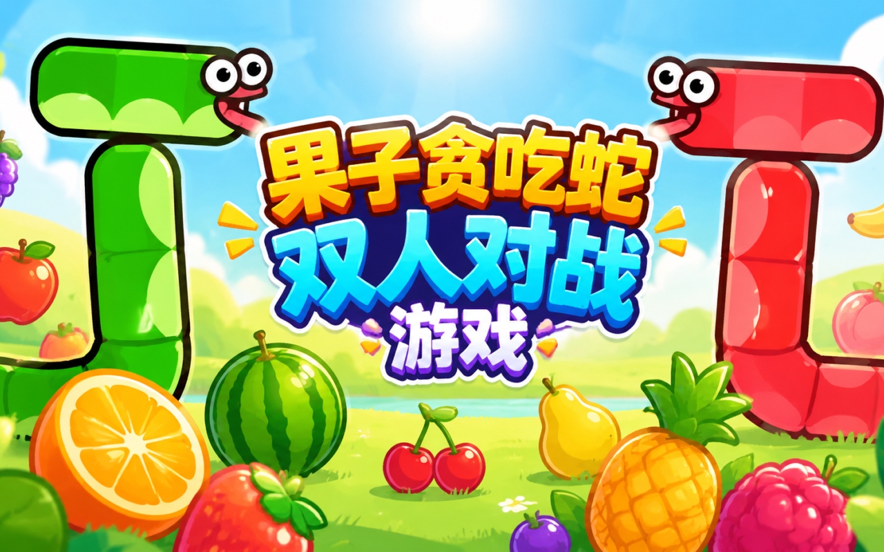 果子贪吃蛇双人对战游戏