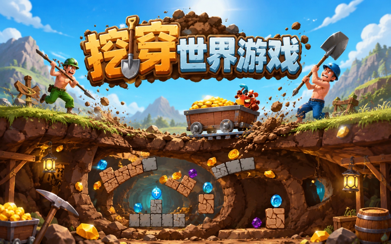 挖穿世界游戏