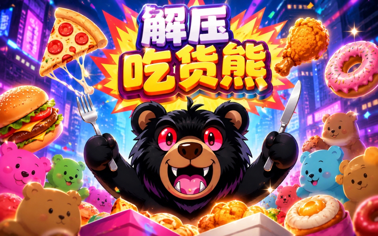解压吃货熊