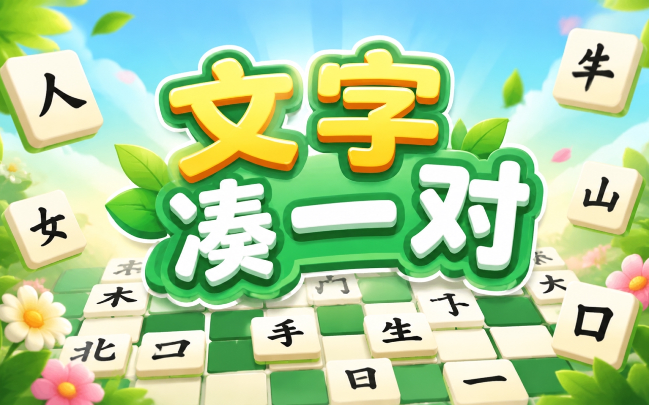 文字凑一对
