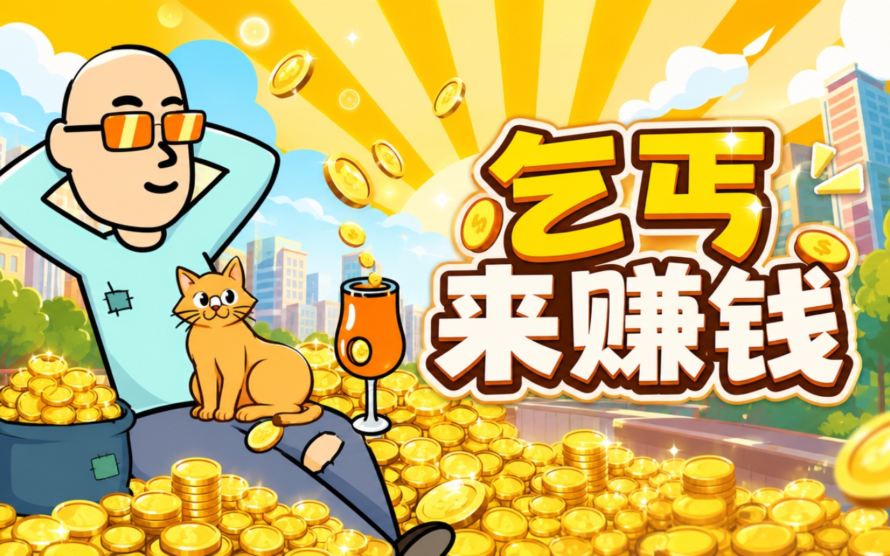 乞丐来赚钱