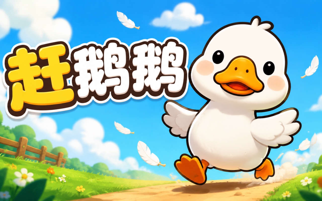 赶鹅鹅