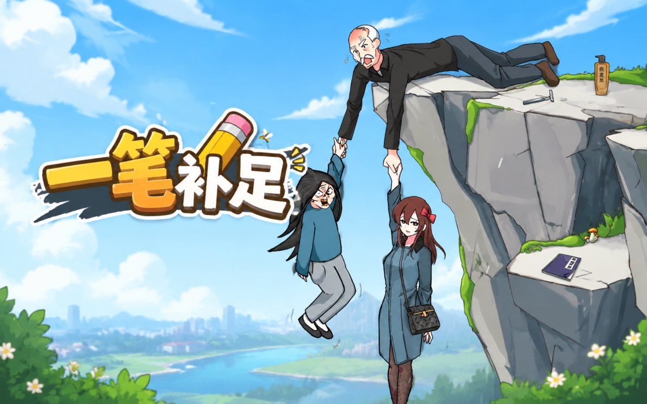 一笔补足