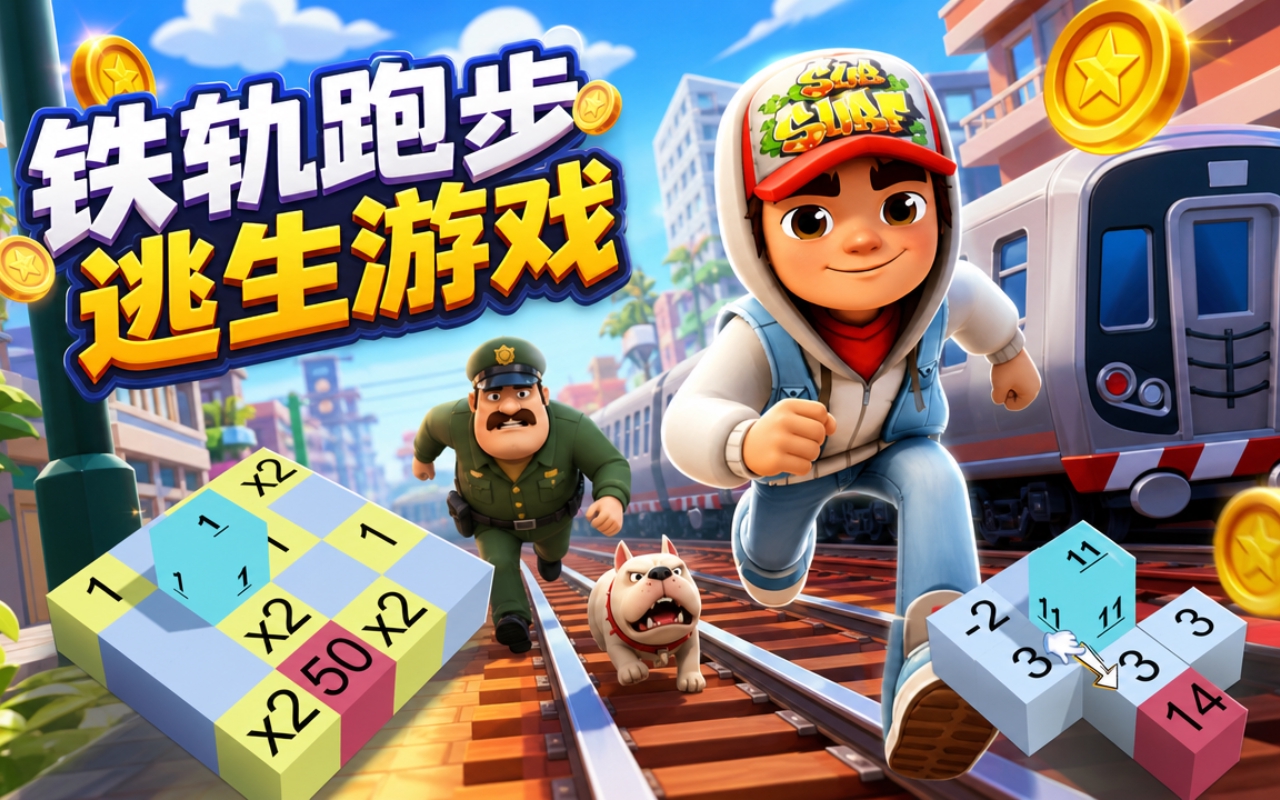 铁轨跑步逃生游戏