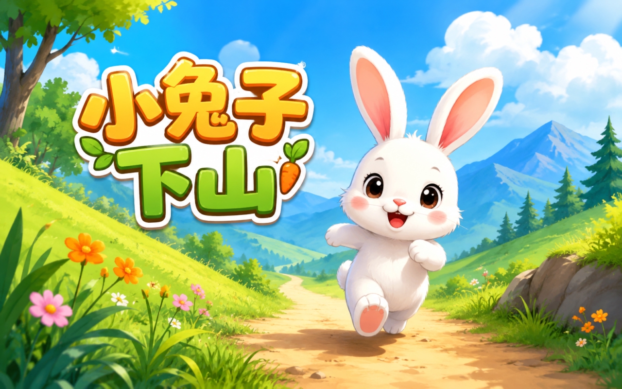 小兔子下山