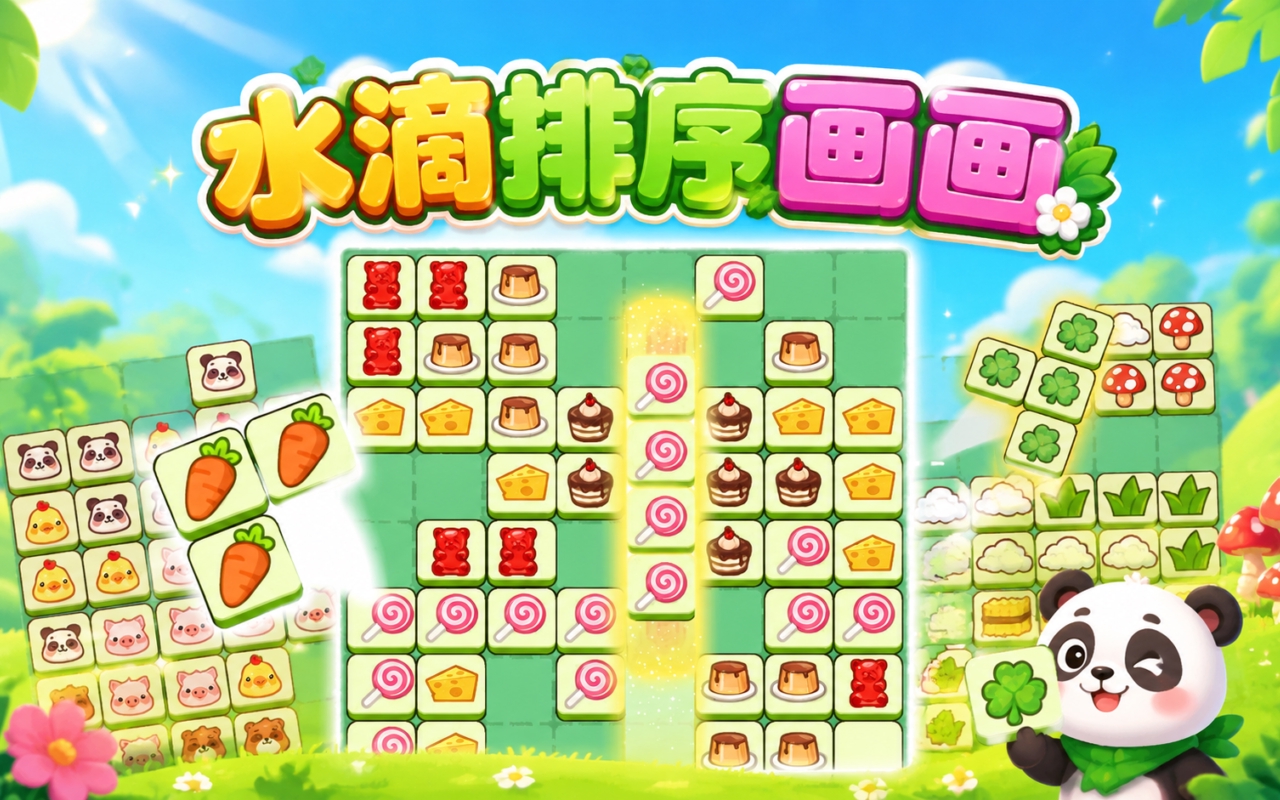 水滴排序画画