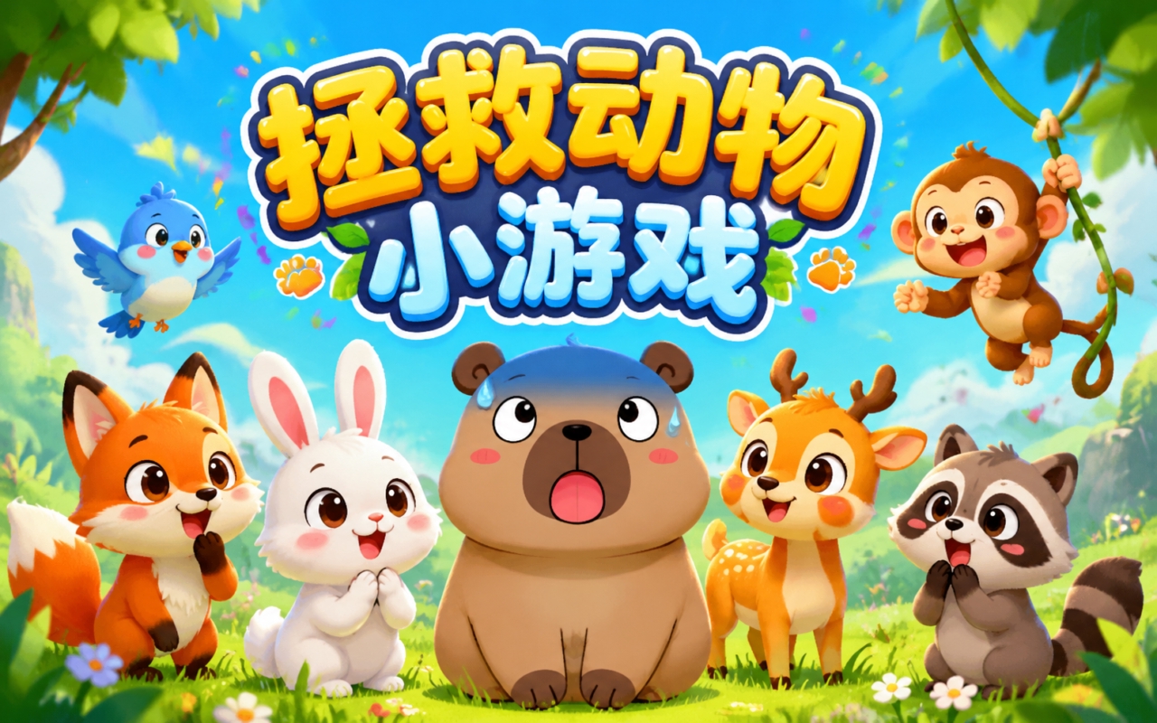 拯救动物小游戏