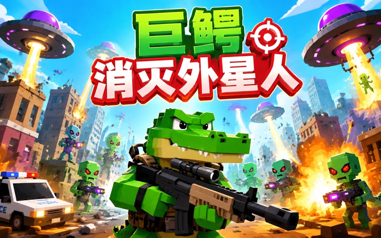巨鳄消灭外星人