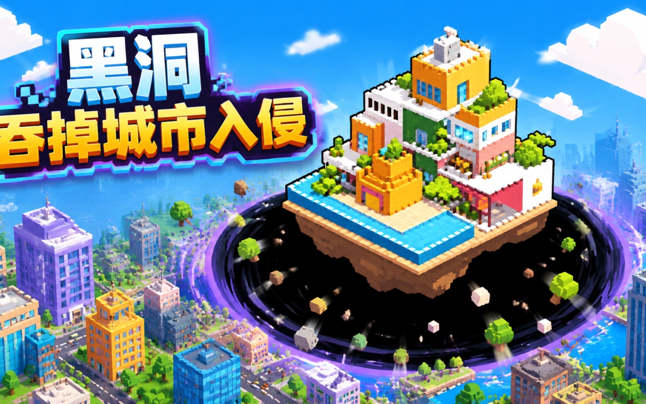 黑洞吞掉城市入侵