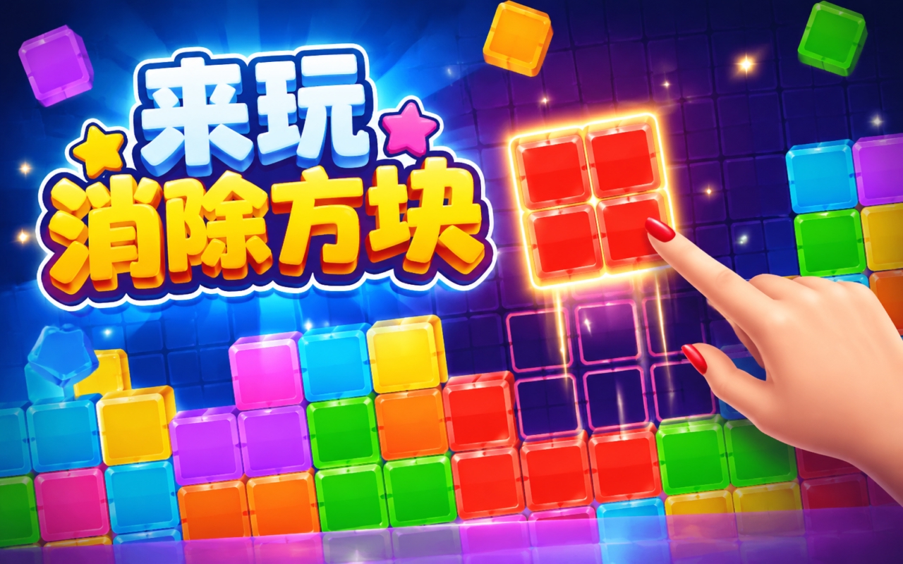 来玩消除方块