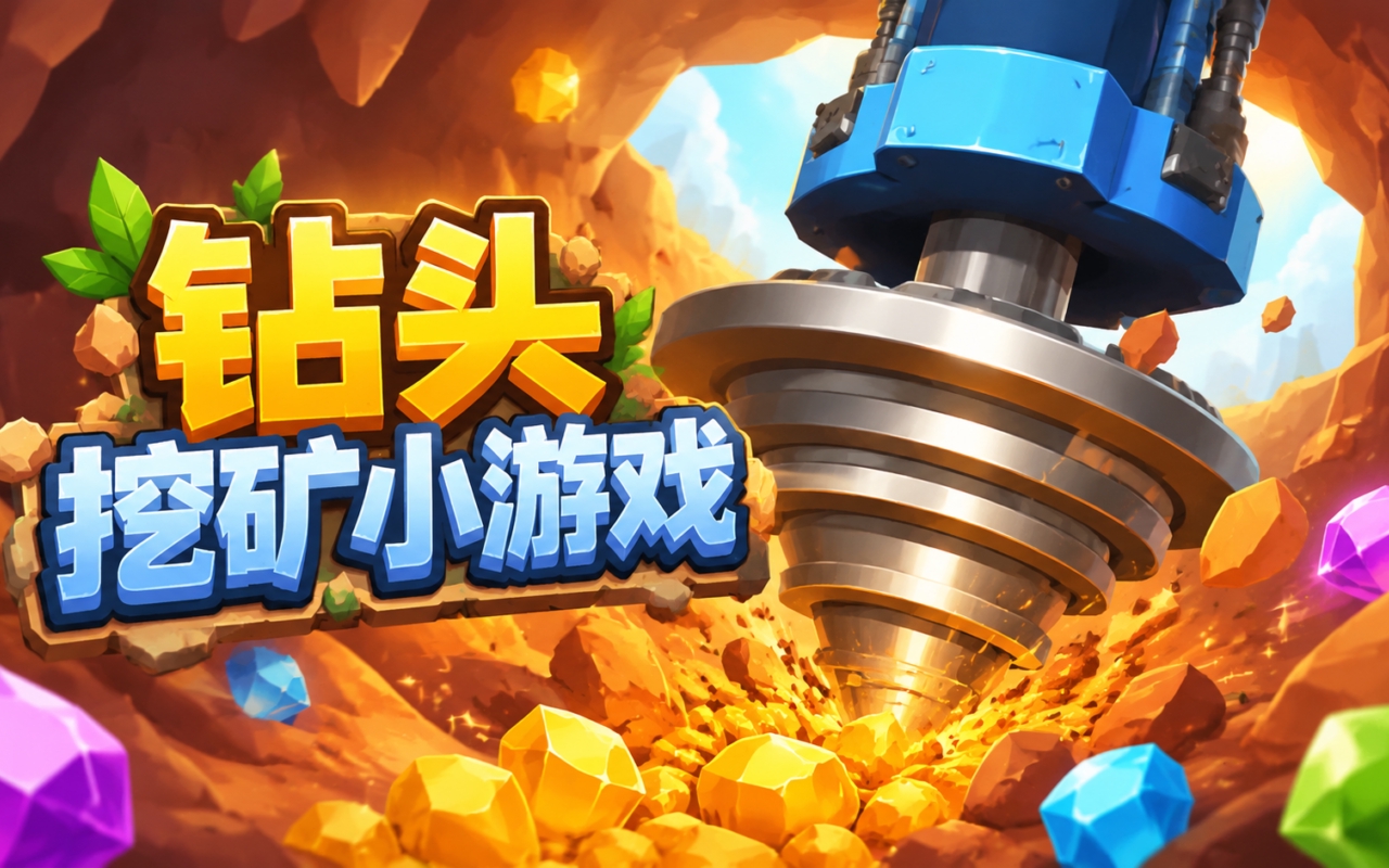 钻头挖矿小游戏