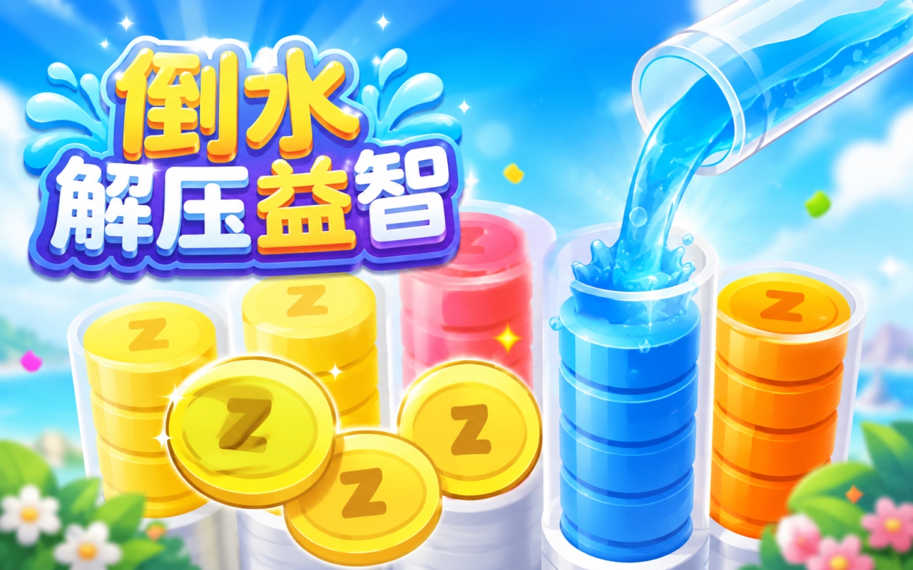倒水解压益智