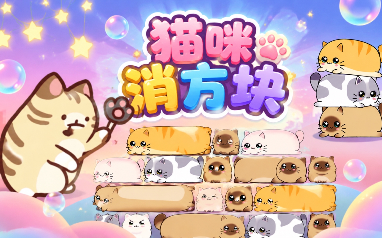 猫咪消方块