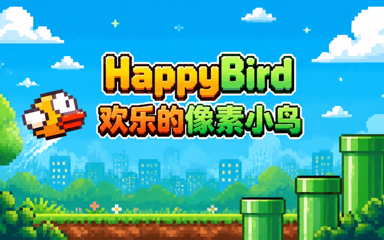 HappyBird欢乐的像素小鸟