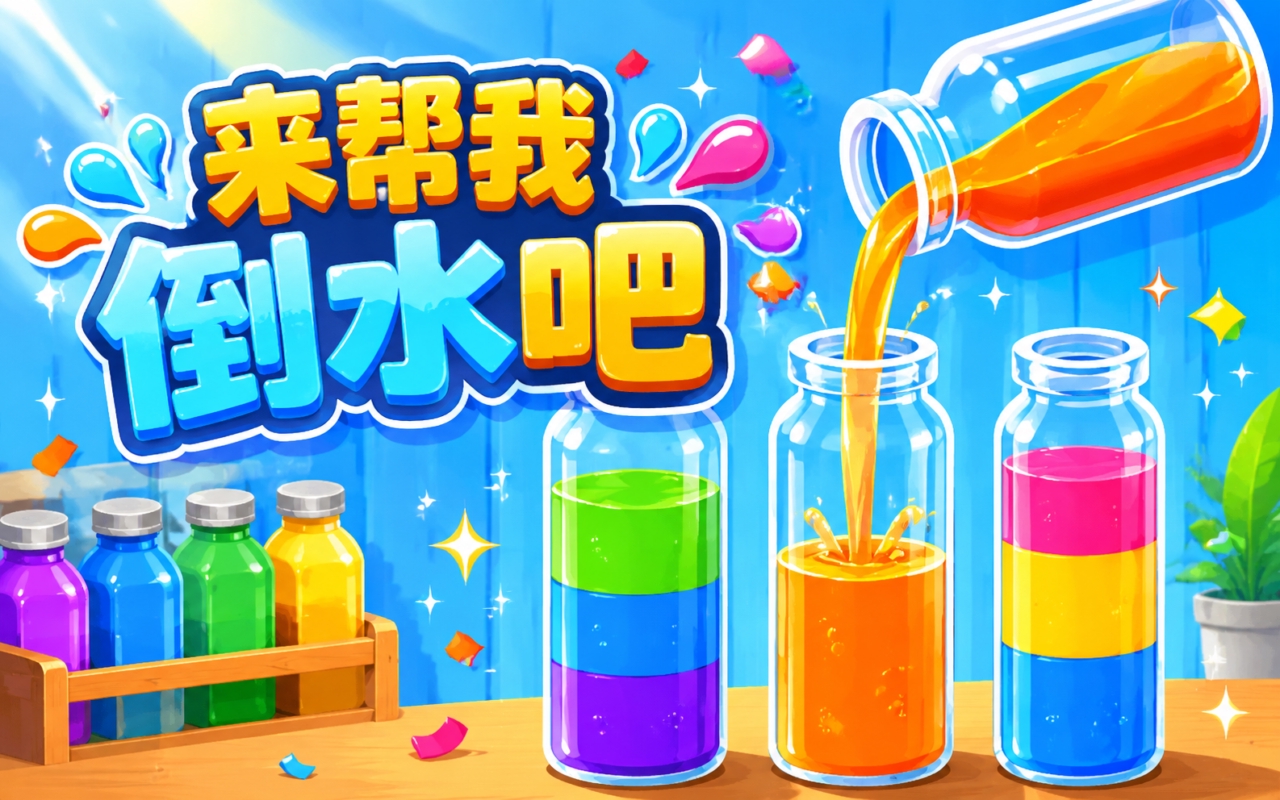 来帮我倒水吧