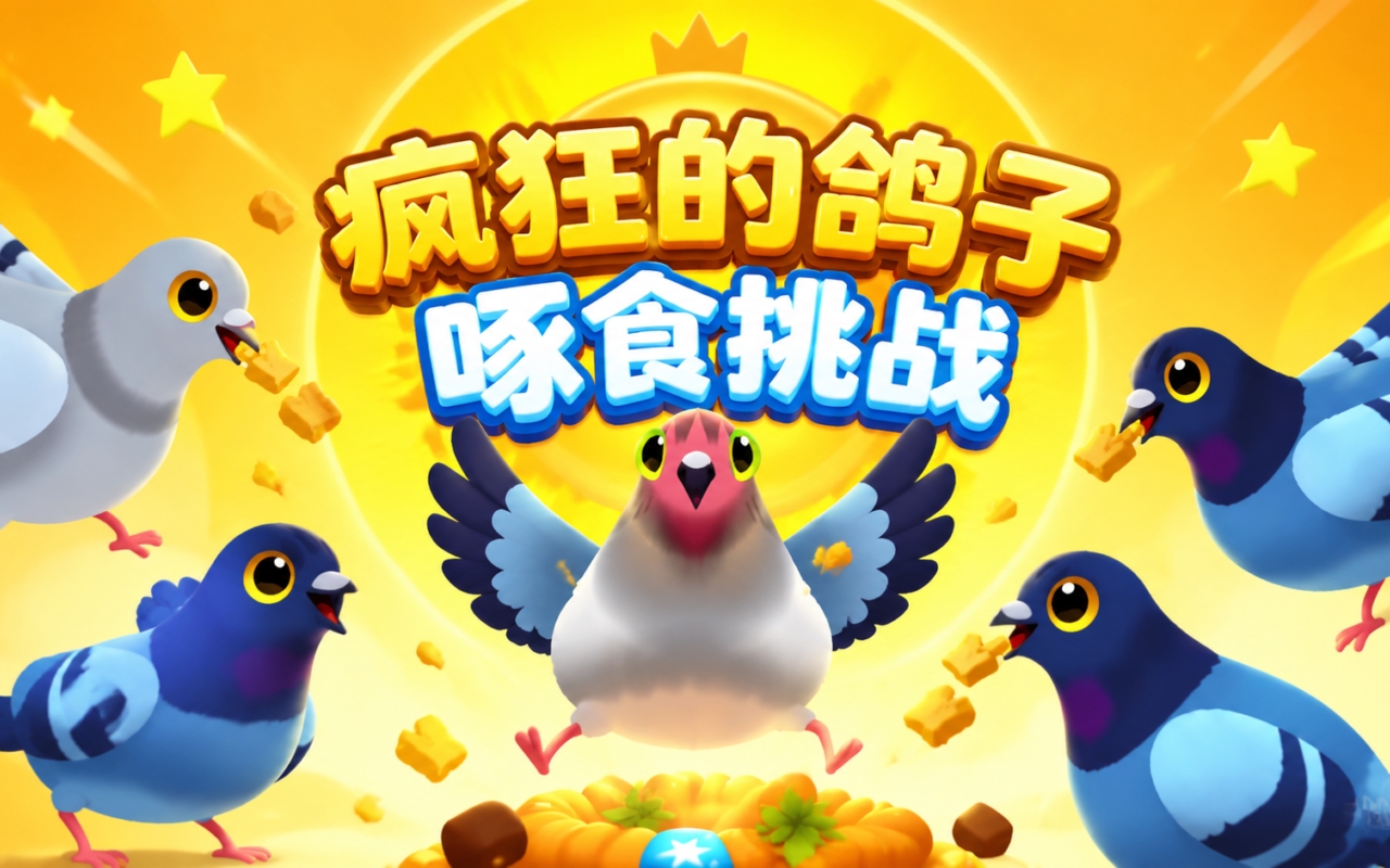 疯狂的鸽子啄食挑战