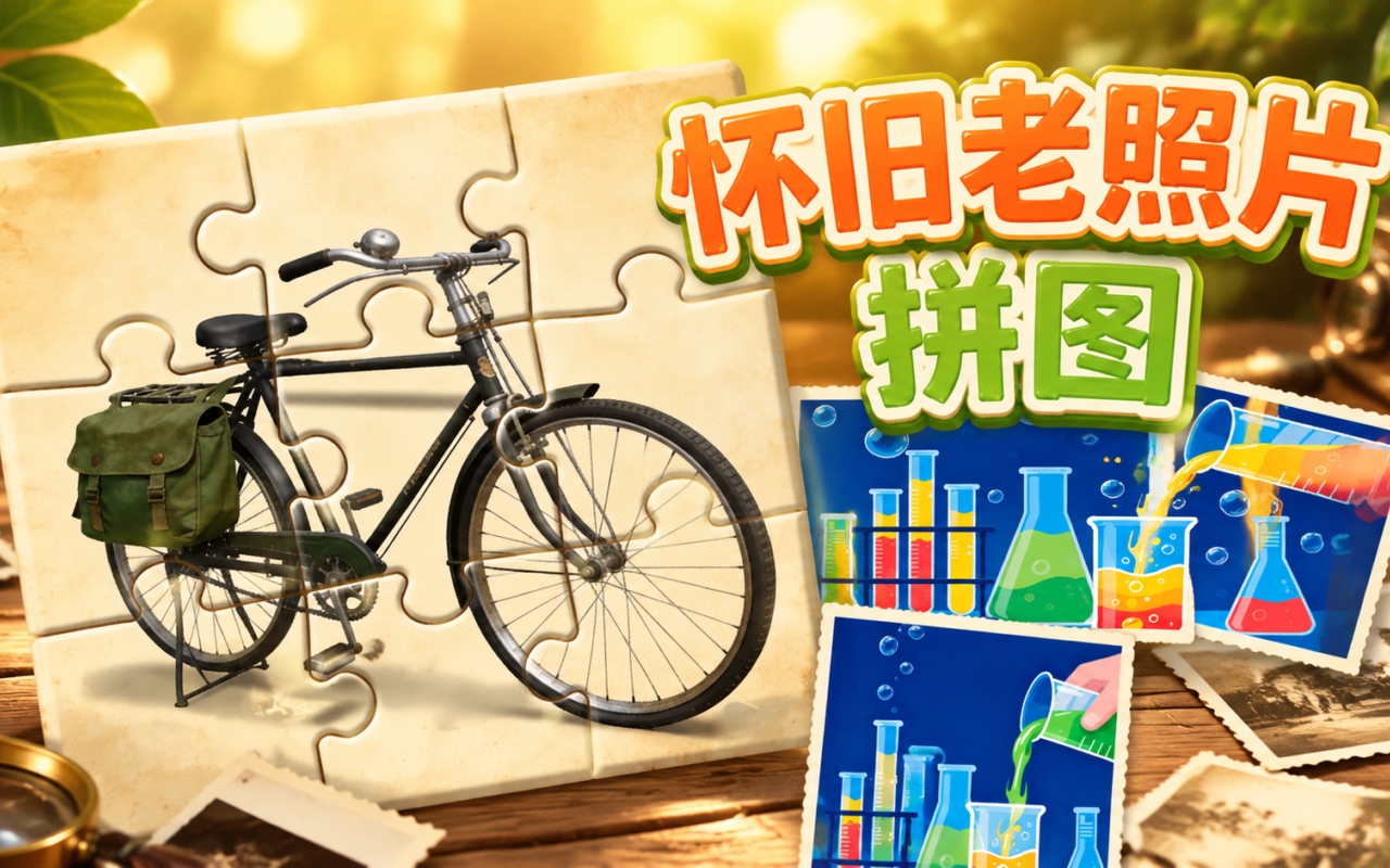 怀旧老照片拼图