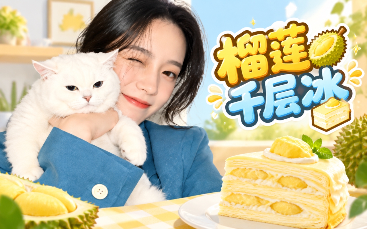 榴莲千层冰