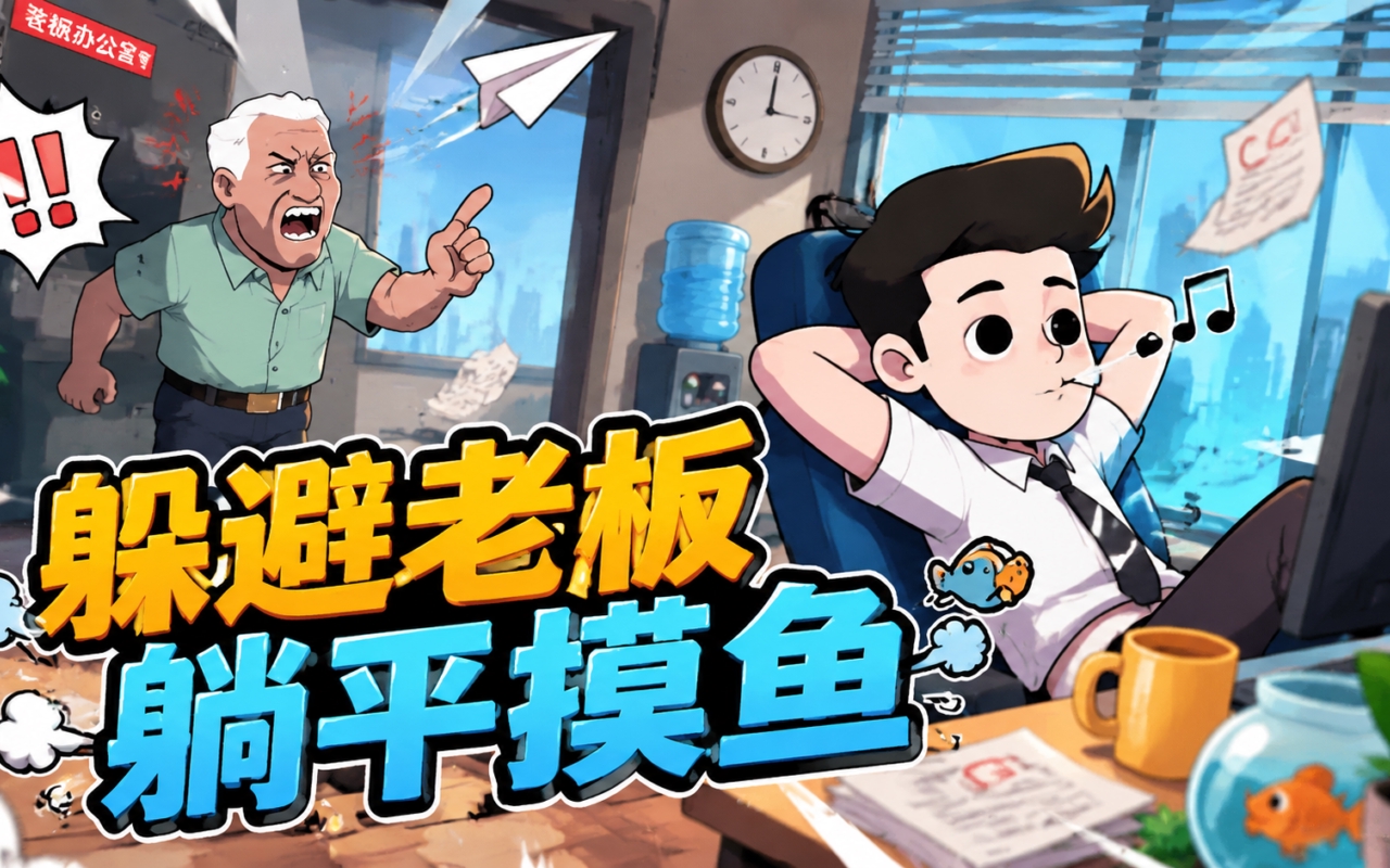 躲避老板躺平摸鱼