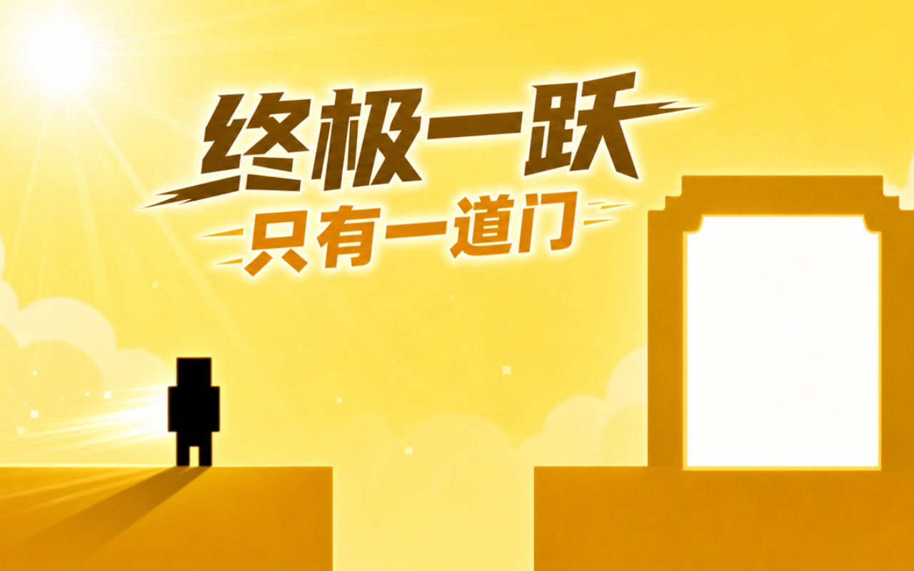 终极一跃只有一道门