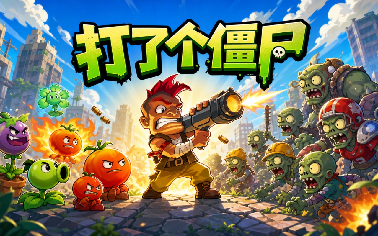 打了个僵尸