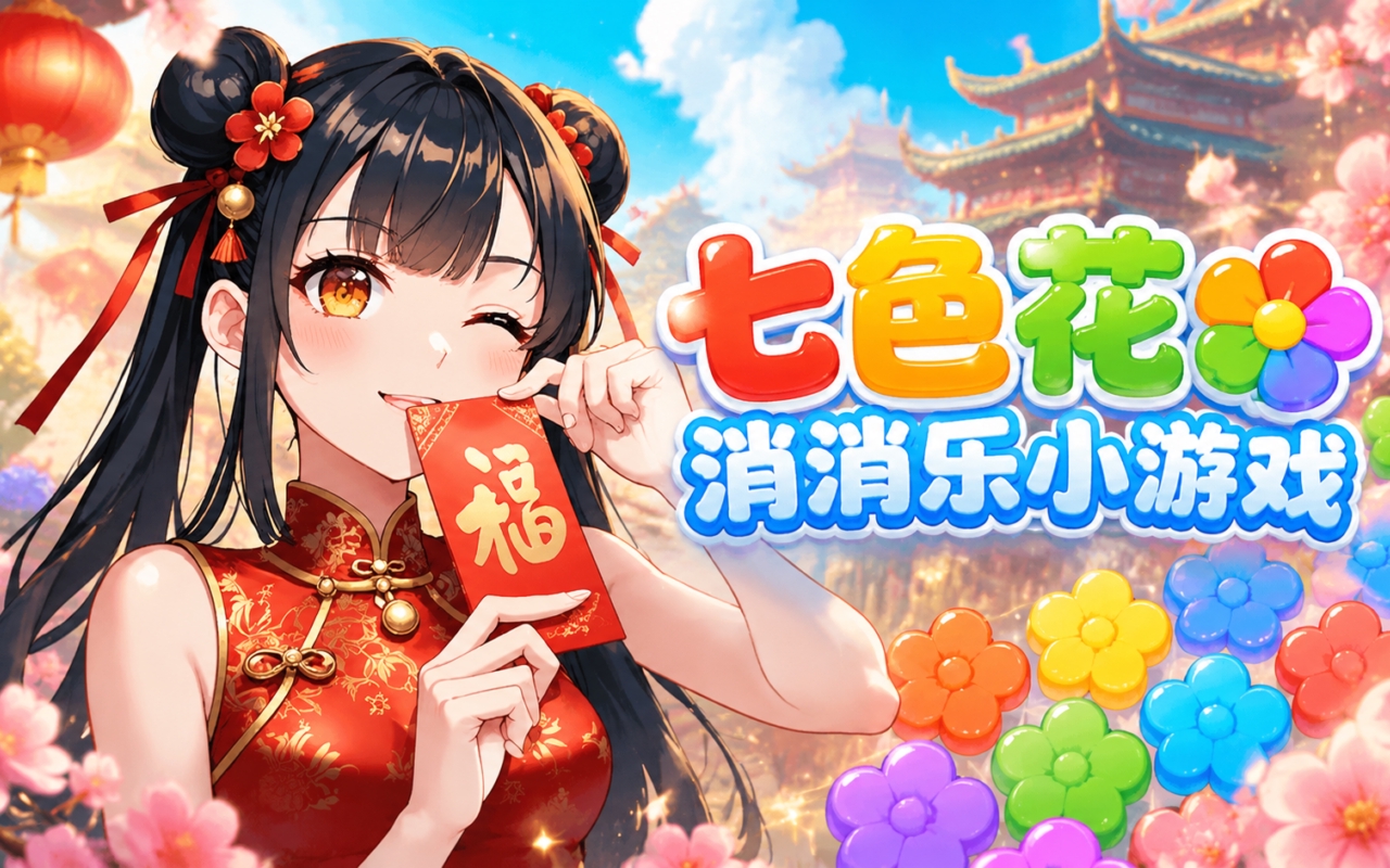 七色花消消乐小游戏