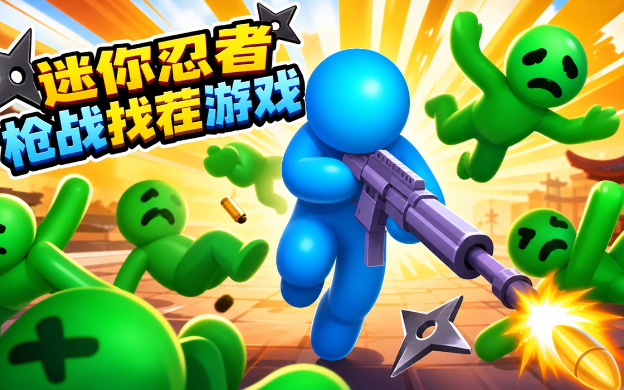 迷你忍者枪战找茬游戏