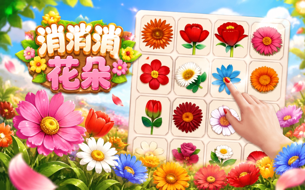 消消消花朵