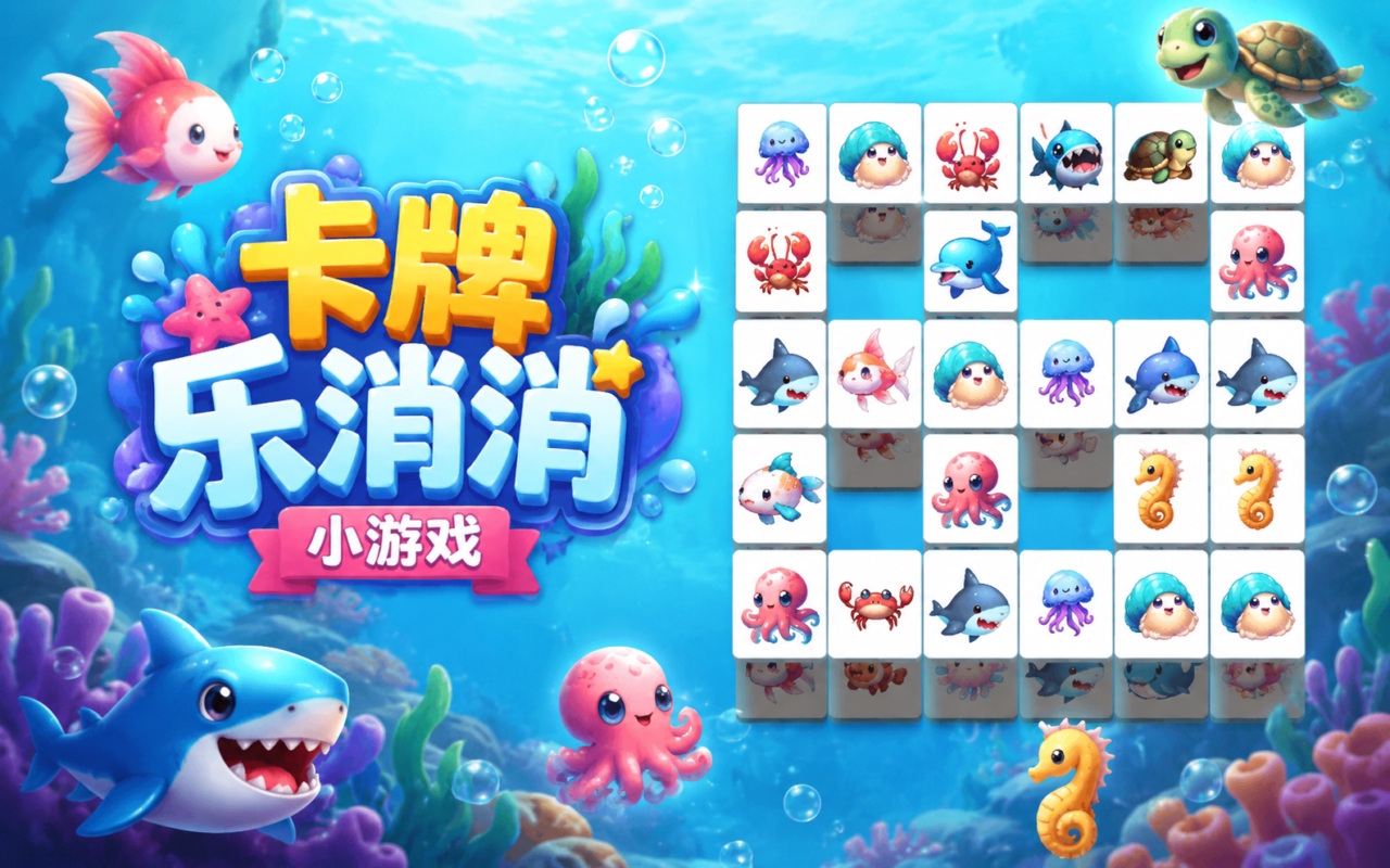 卡牌乐消消小游戏