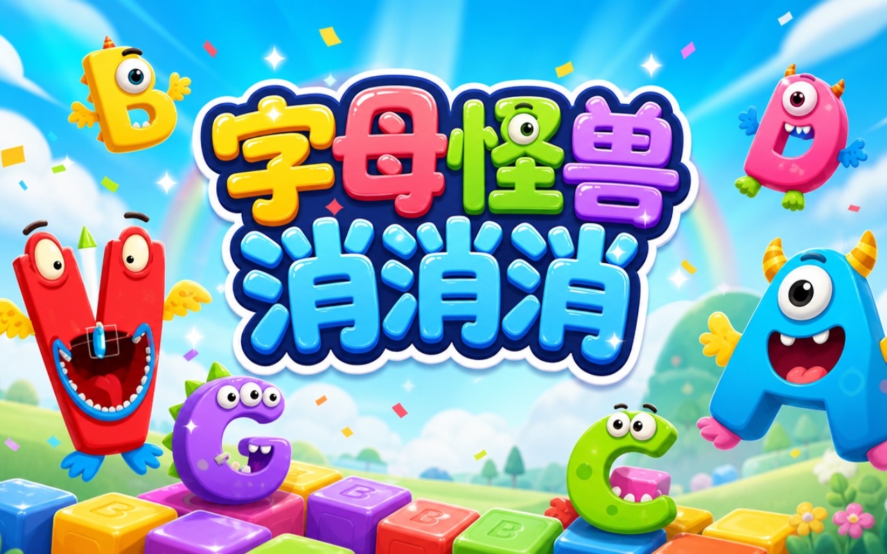 字母怪兽消消消
