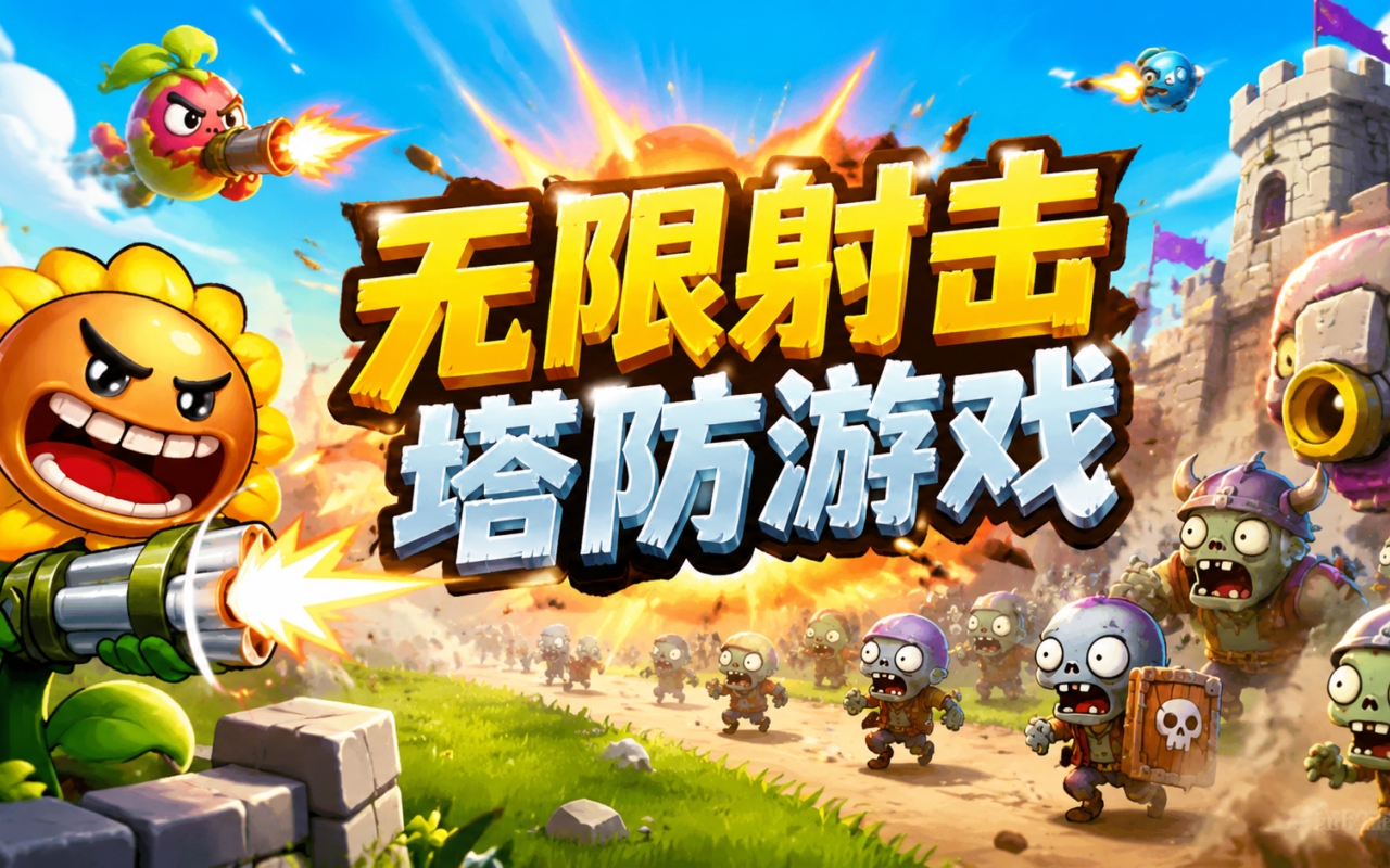 无限射击塔防游戏