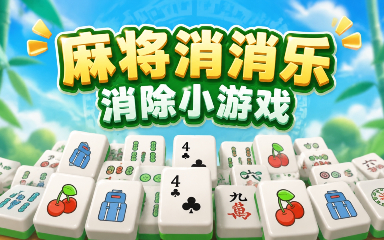 麻将消消乐消除小游戏