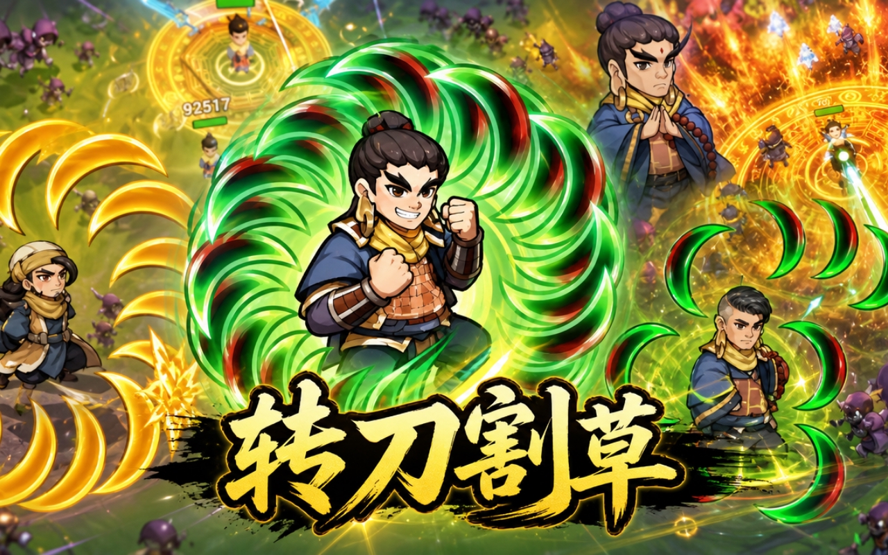 转刀割草