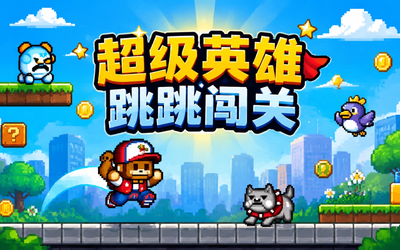 超级英雄跳跳闯关