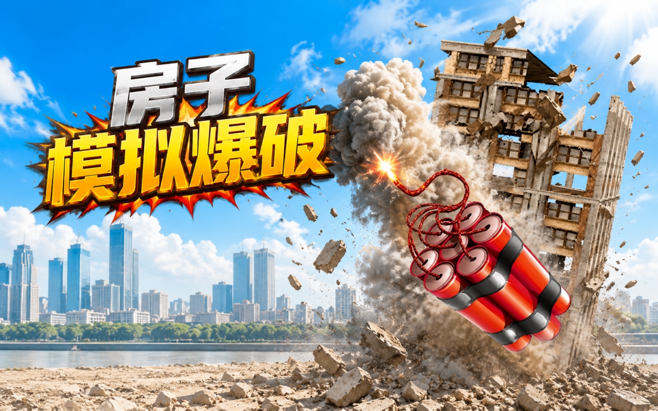 房子模拟爆破