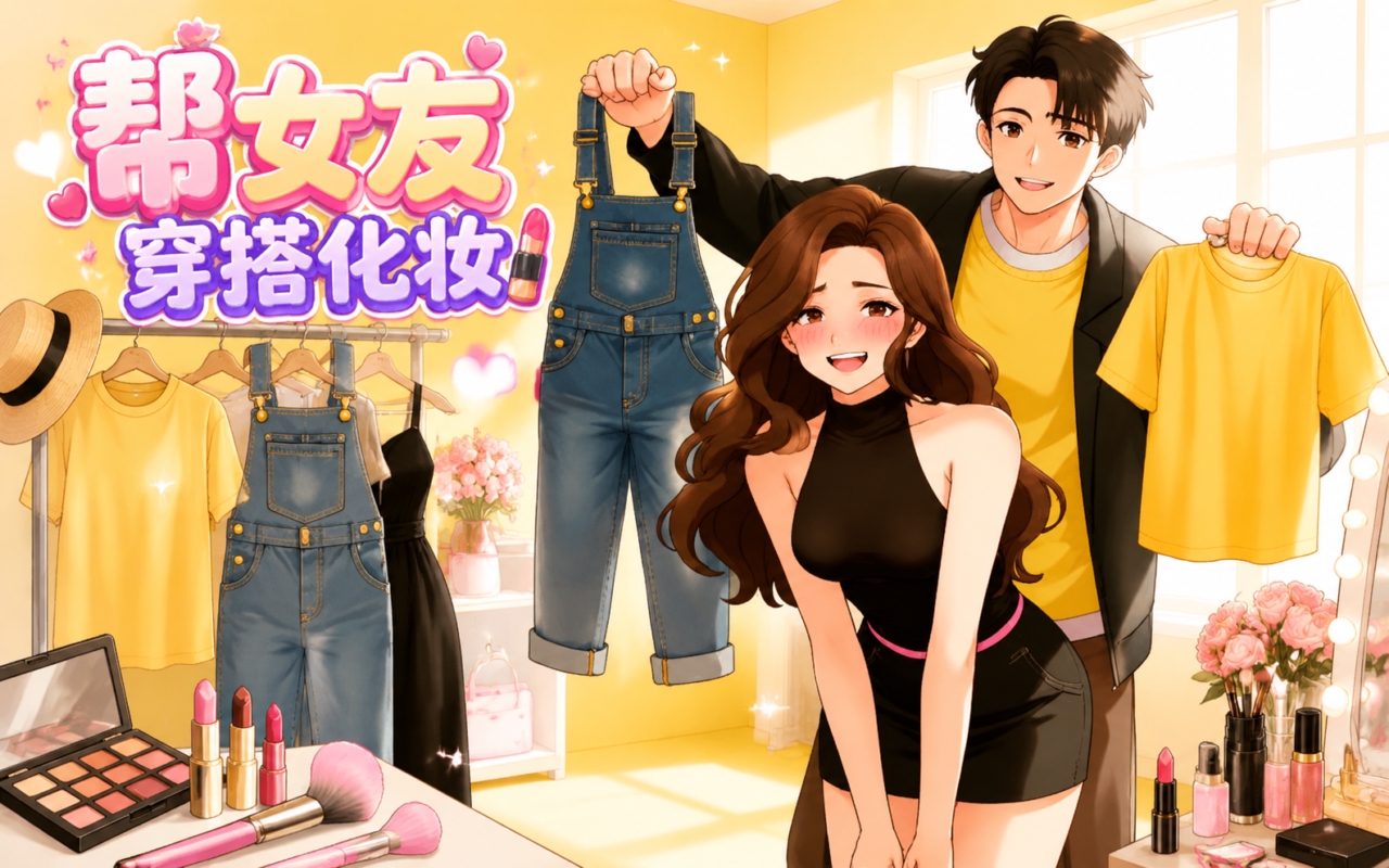 帮女友穿搭化妆